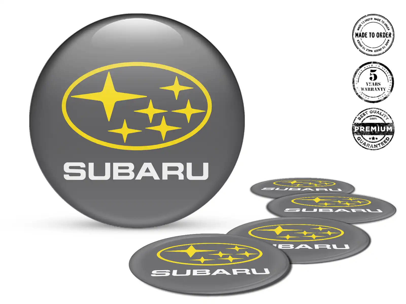 Subaru Édition Autocollants Roue Style Silicone de Luxe